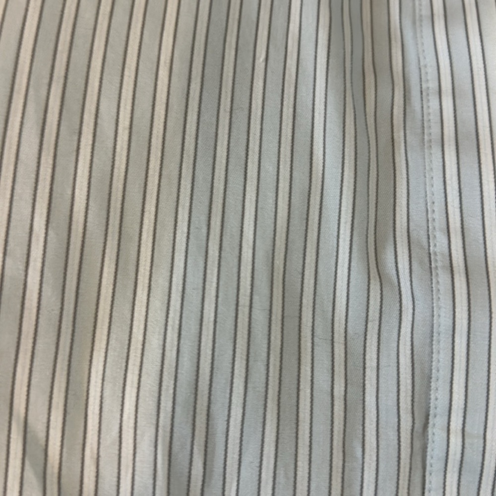Something Navy Women’s Button-Down Pinstriped Str… - image 6
